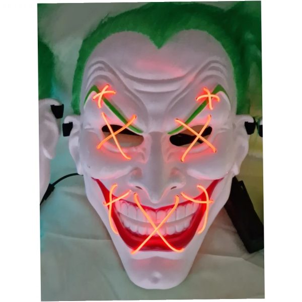Ledes Joker rémisztő haloweeni álarc