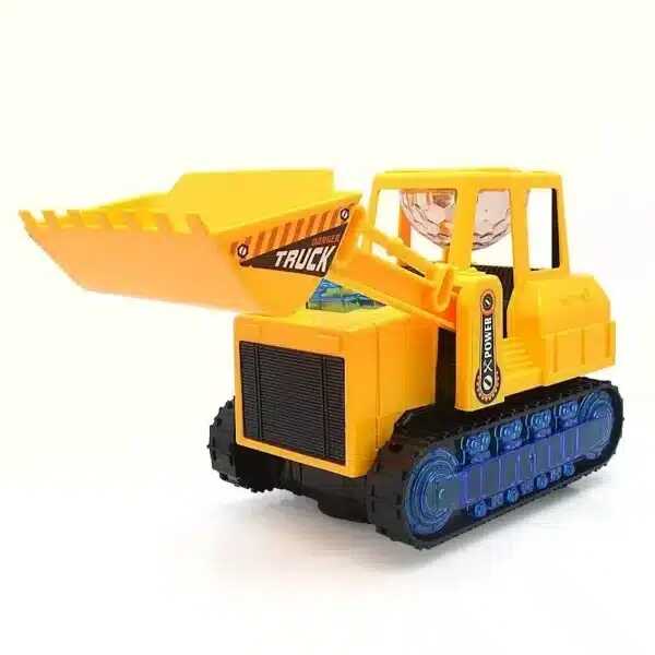 Lánctalpas zenélő markoló , beépített discogömbbel