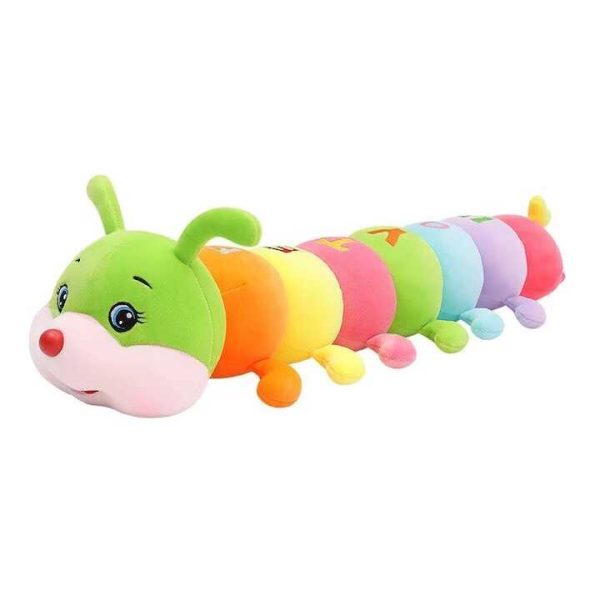 Pihe puha százlábú, szivárvány plüss kukac , 70 cm
