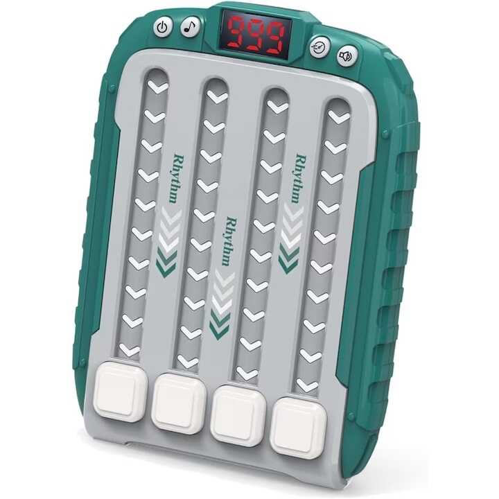 Interaktív flippy ritmusjáték , 6 szint , 15 x 3 x 11 cm