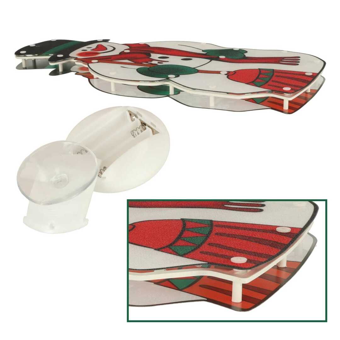 hóember ablakdíszv