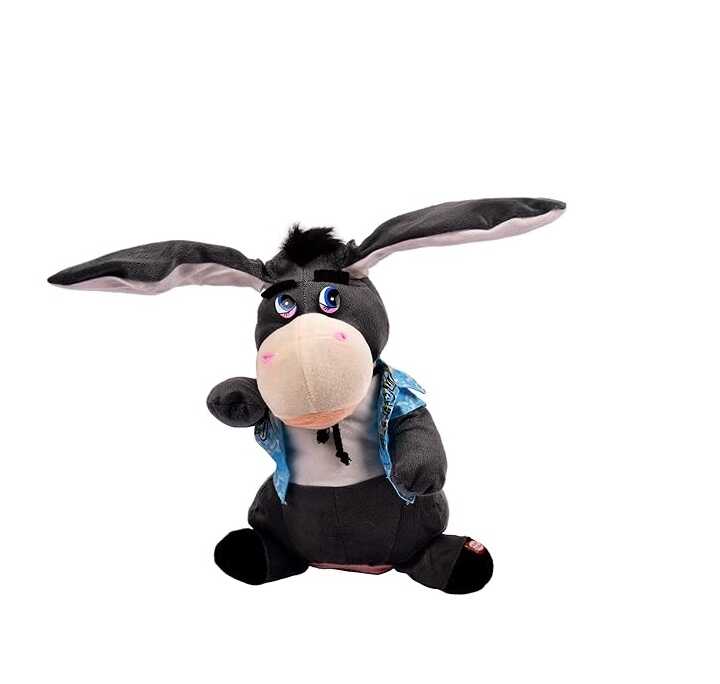 Interaktív táncoló plüss szamár