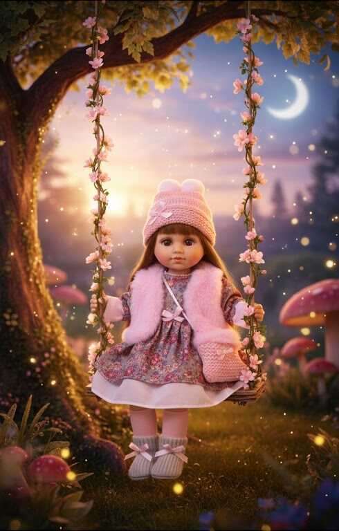 Magyarul beszélő és éneklő baba , 35 cm