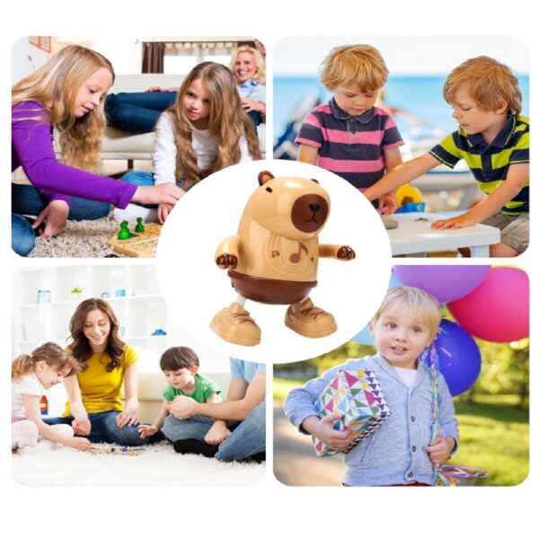 Interaktív capybara játék , táncol , zenél és világít