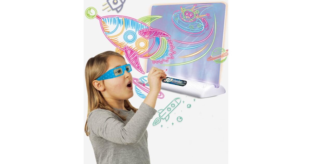 "Varázslatos 3D LED rajztábla szett gyerekeknek Ez a 3D LED rajztábla szett egyedülálló élményt nyújt a gyermekek számára, amellyel a kreativitásuk és a képzelőerejük szabadon szárnyalhat. A hagyományos rajzolás most egy új szintre emelkedik, hiszen az elkészült alkotások szó szerint életre kelnek a szemük előtt. Hogyan működik a varázslat? A használata rendkívül egyszerű: a gyermek helyezze a rajzot az átlátszó táblára, majd tegye azt a LED-es alapra. A világítás hatására a vonalak még élénkebbek lesznek, a 3D szemüveg felvétele után pedig a rajz háromdimenziós formát ölt. Ez a látványos hatás még izgalmasabbá teszi a rajzolást és a színezést. Miért érdemes ezt a szettet választani? Ez a rajztábla több, mint egy egyszerű játék: egy eszköz, amellyel a gyerekek kifejezhetik magukat és fejleszthetik a művészi készségeiket. Fejleszti a kreativitást, a képzelőerőt és a kézügyességet. A LED világítás különleges hangulatot teremt, és a rajzokat még látványosabbá teszi. Ideális ajándék minden kis művész számára, garantáltan órákig tartó szórakozást nyújtva."