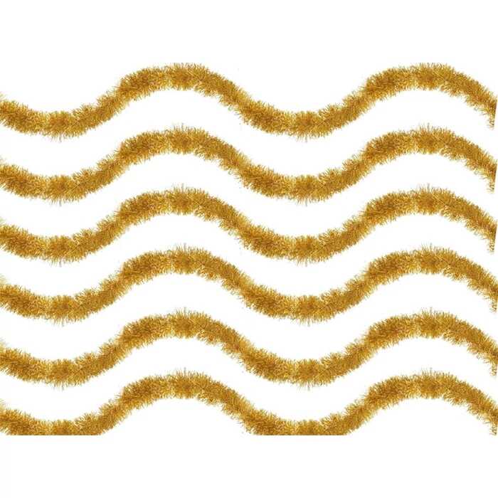 Karácsonyi Királyi Ragyogás Girland Boa Arany Színű 2 méter 10 cm