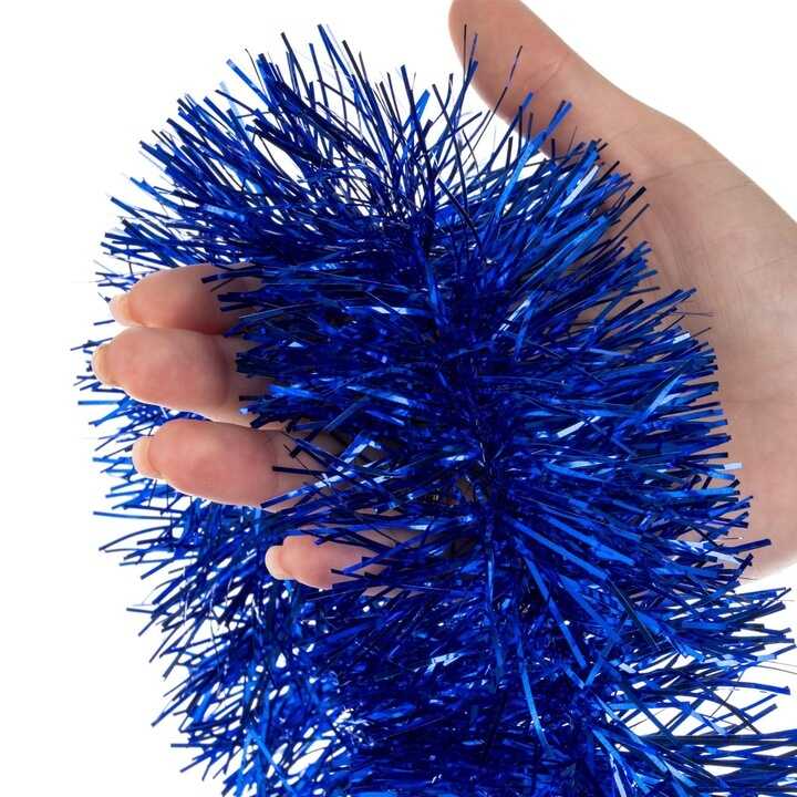 Karácsonyi Elegancia Sötétkék girland boa 2 méter 10 cm