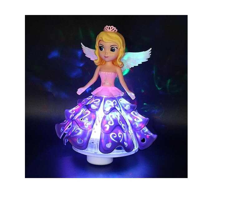 Interaktív zenélő és táncoló hercegnő baba