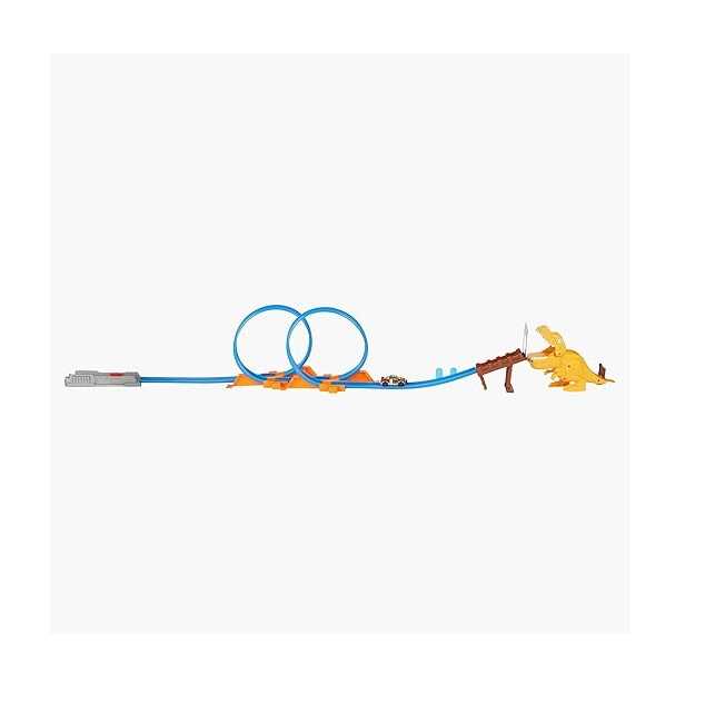 Félelmetes T-Rex Autópálya Készlet -360°-os Hurokkal