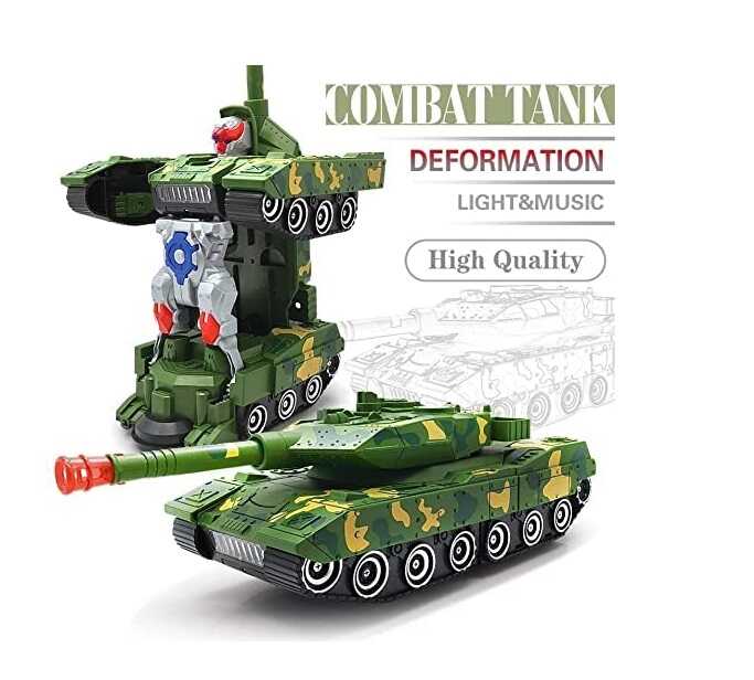 Robottá alakítható játék katonai tank , 28x10x10,5 cm