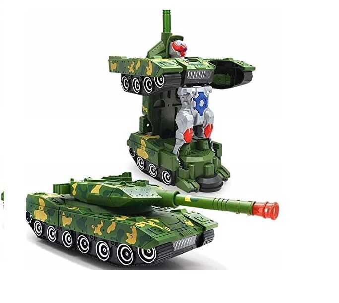 Robottá alakítható játék katonai tank , 28x10x10,5 cm