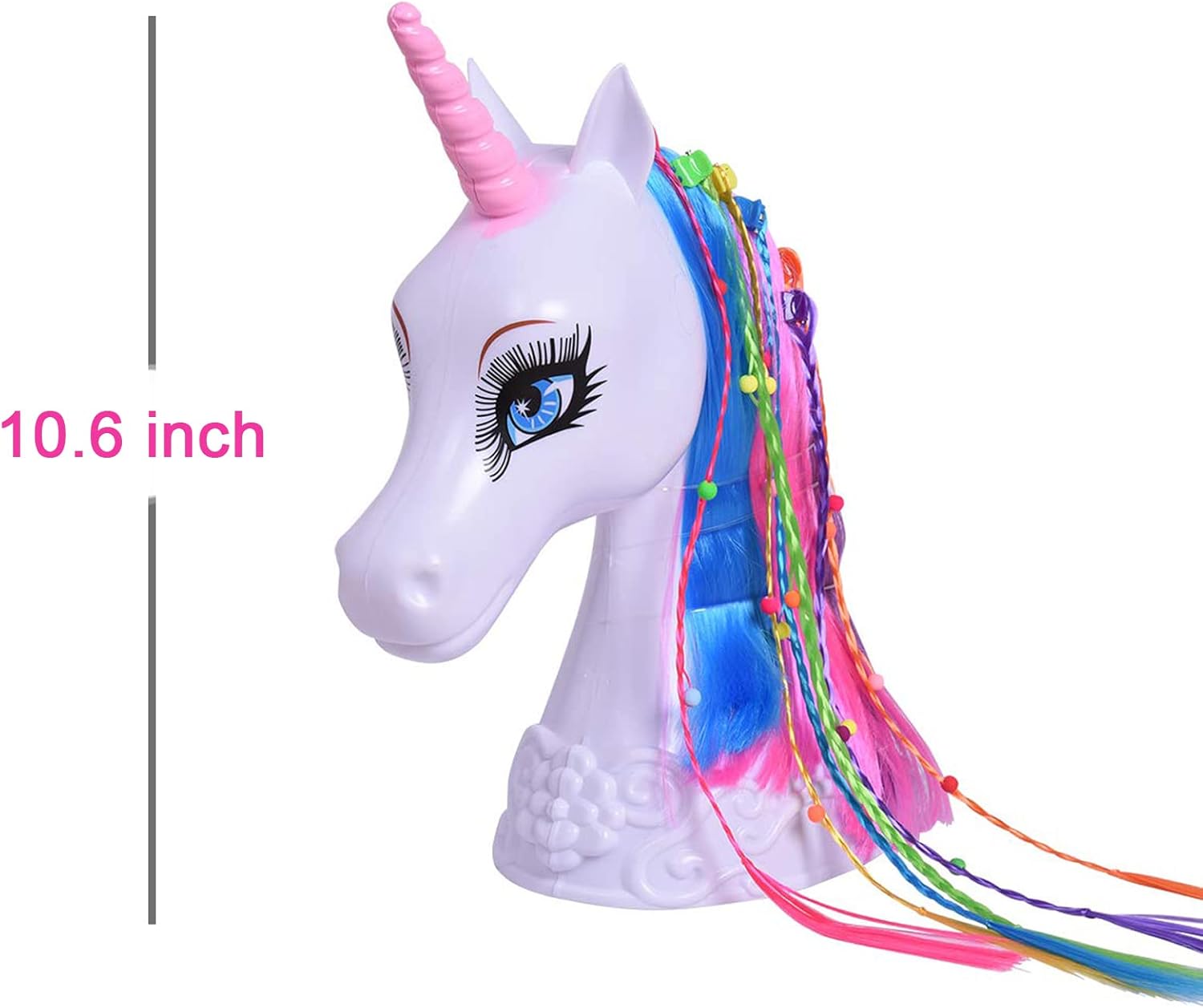 Fésülhető unikronis szines sörénnyel fodrász kiegészítőkkel