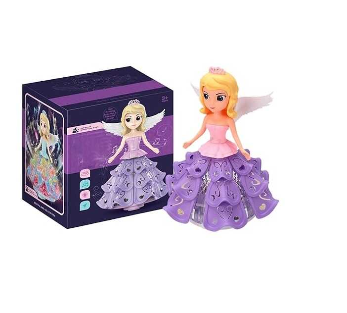 Interaktív zenélő és táncoló hercegnő baba