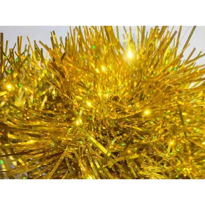 Karácsonyi Királyi Ragyogás Girland Boa Arany Színű 2 méter 10 cm