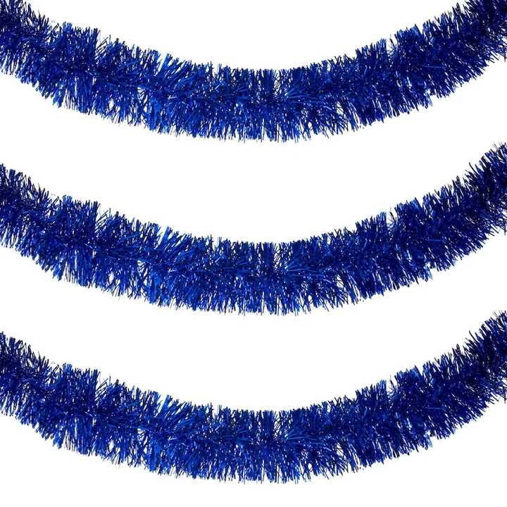 Karácsonyi Elegancia Sötétkék girland boa 2 méter 10 cm