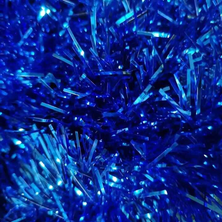 Karácsonyi Elegancia Sötétkék girland boa 2 méter 10 cm