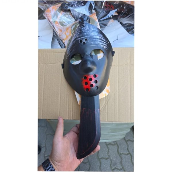 "Jason voorhees maszk és machete kès "