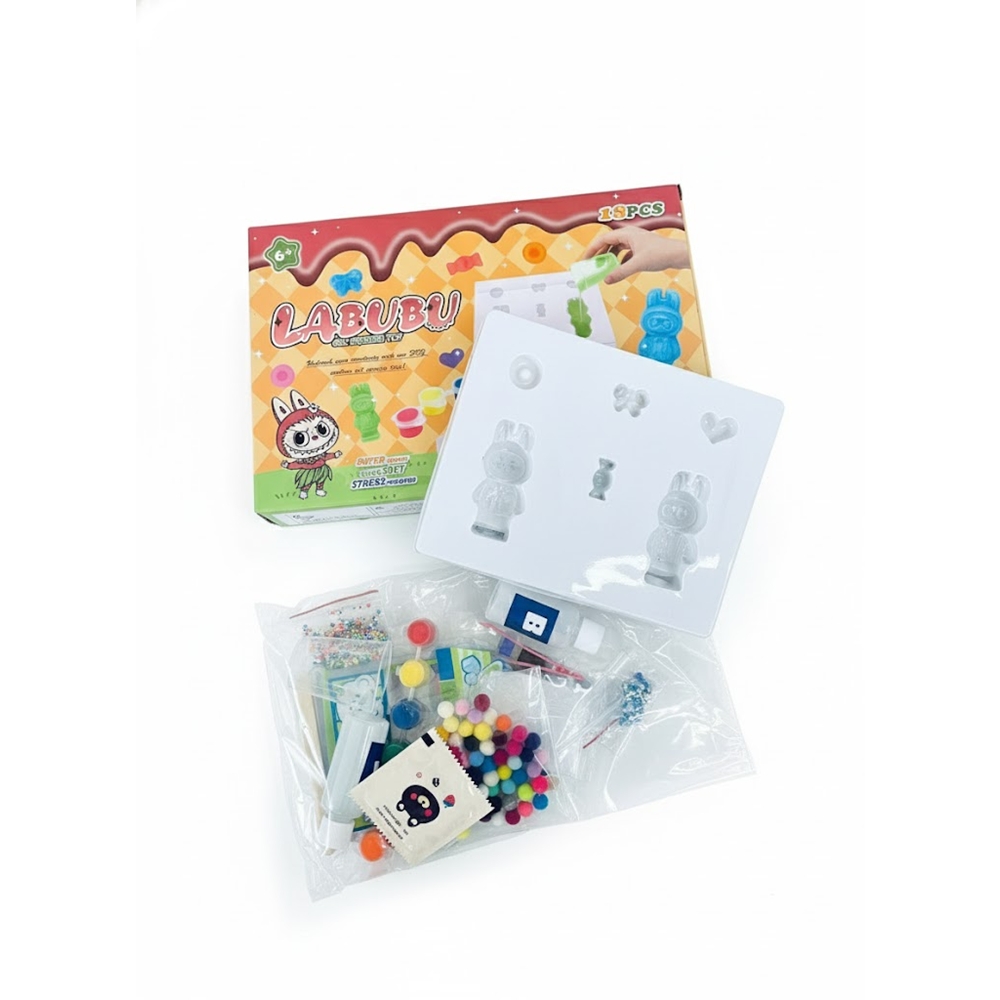 Labubu zselés mestermű forma kreativ készlet