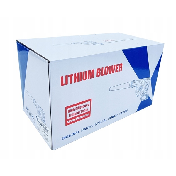 Erős akkumulátoros kézi kerti lombfúvó levél fújó 2 az 1-ben 24v 4Ah