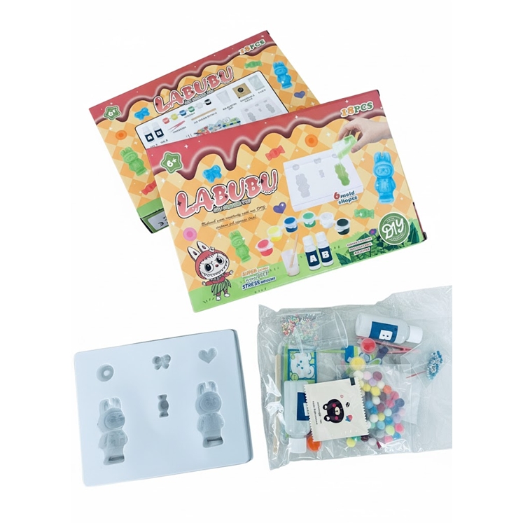 Labubu zselés mestermű forma kreativ készlet