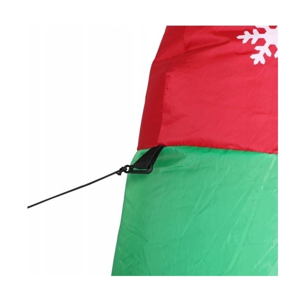 Óriás Felfújható Karácsonyi Kapu – Mikulás és Hóember LED Dekoráció 240cm