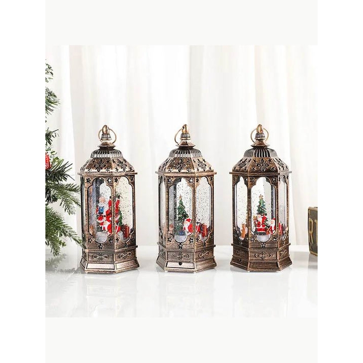 Karácsonyi Díszdoboz / Havas Varázslámpás – Happy Holiday