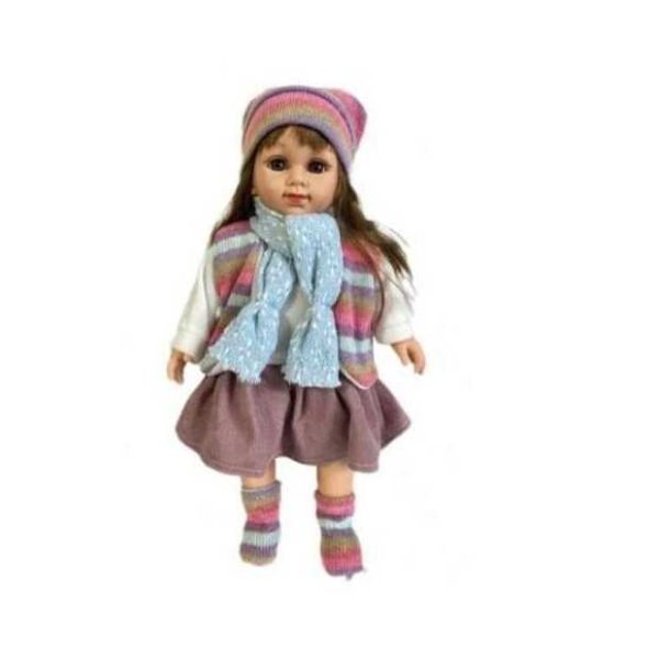 Élethű magyarul beszélő játék baba ,40 cm