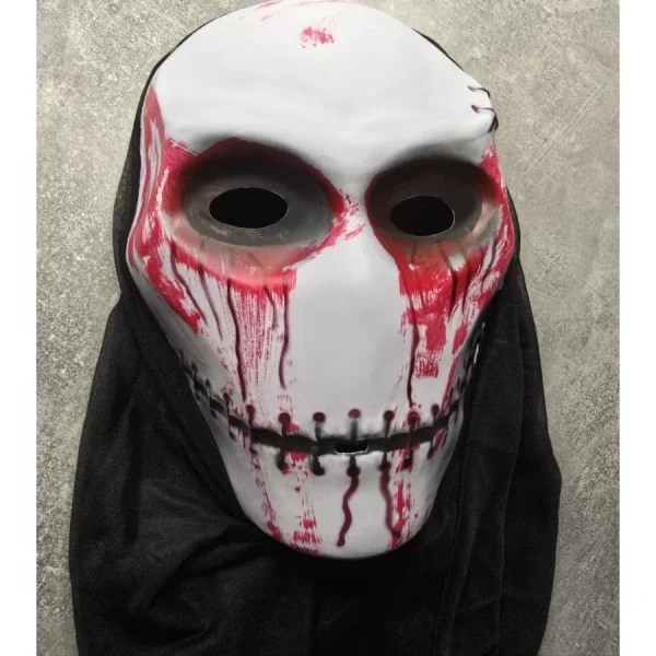 Halloween véres varrott szájú rémisztő maszk