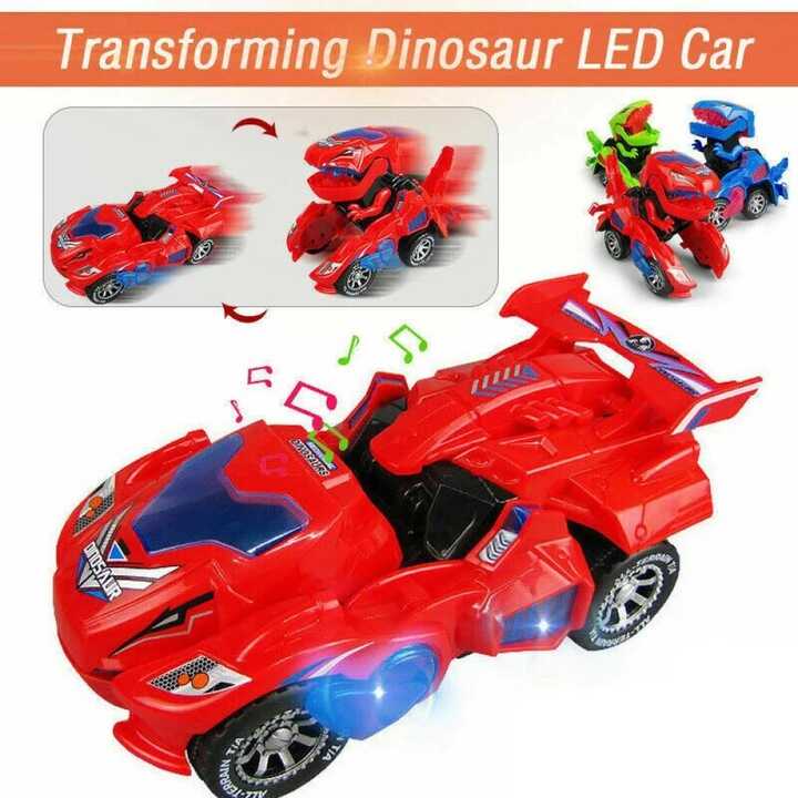 Dinoszaurusszá alakulú transformers autó