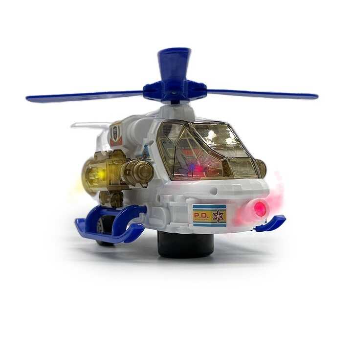Interaktív Rendőrségi helikopter fényekkel és hangokkal , 26 cm
