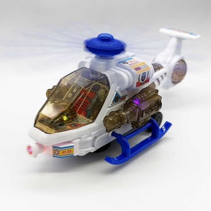 Interaktív Rendőrségi helikopter fényekkel és hangokkal , 26 cm