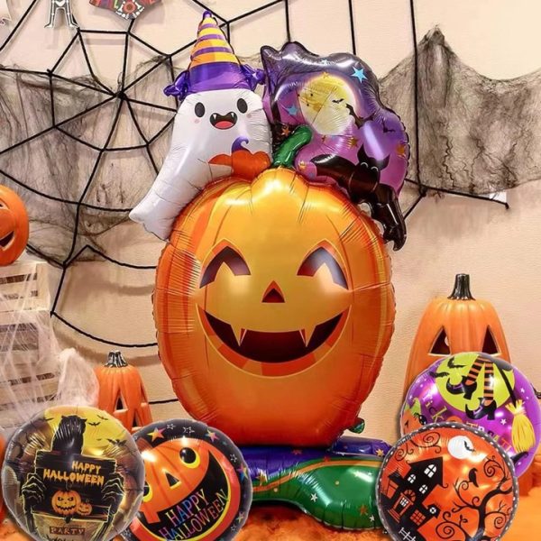 Halloweeni lufi dekoráció ajtó dísz 120cm