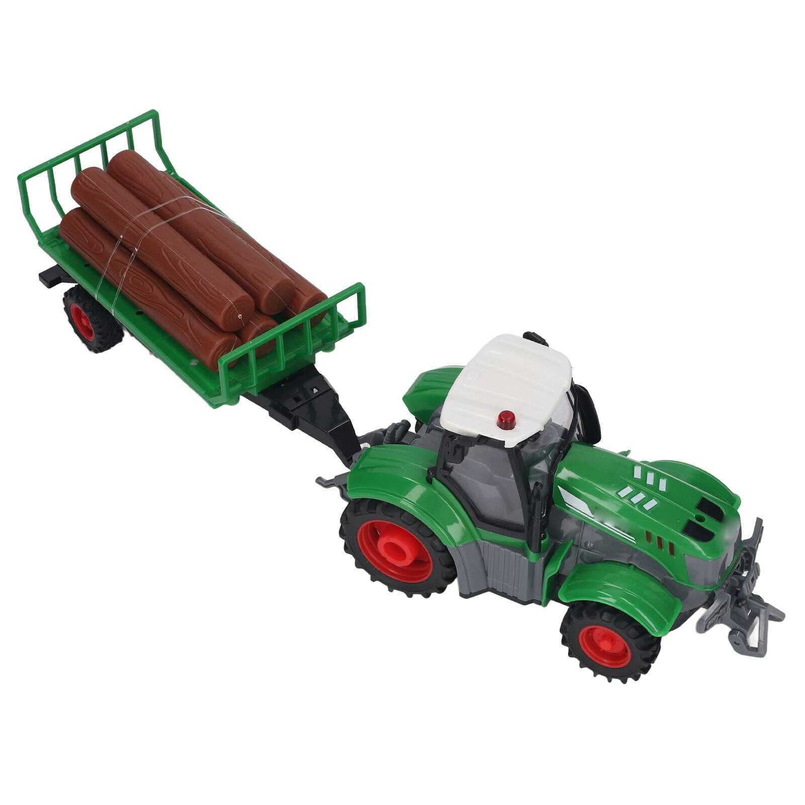 Távirányítós traktor utánfutóval ,41 cm