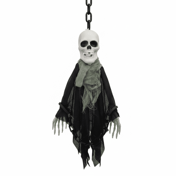 Halloweeni kis méretü csontváz szellem dekoráció