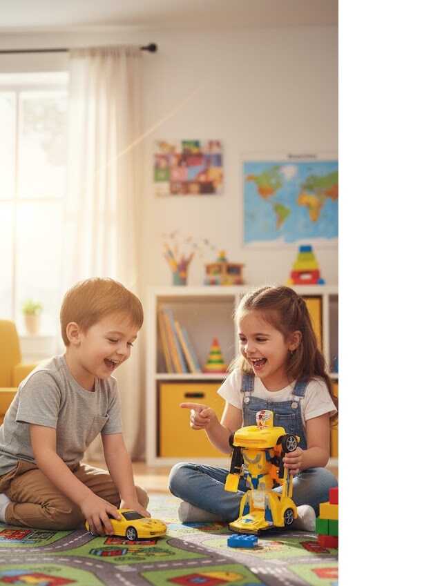 Transformersé alakuló játék autó