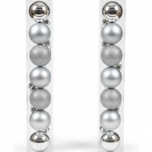 Karácsonyfa gömbök/díszek választható színekben - 9 db -os