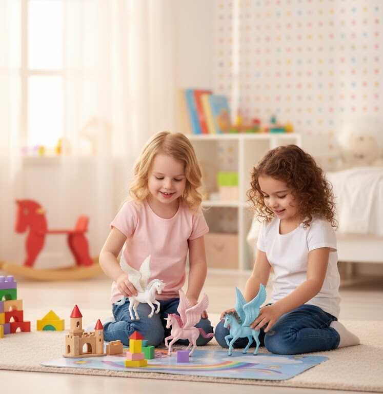 Unikornis szett a kis hercegnőknek , 4 db