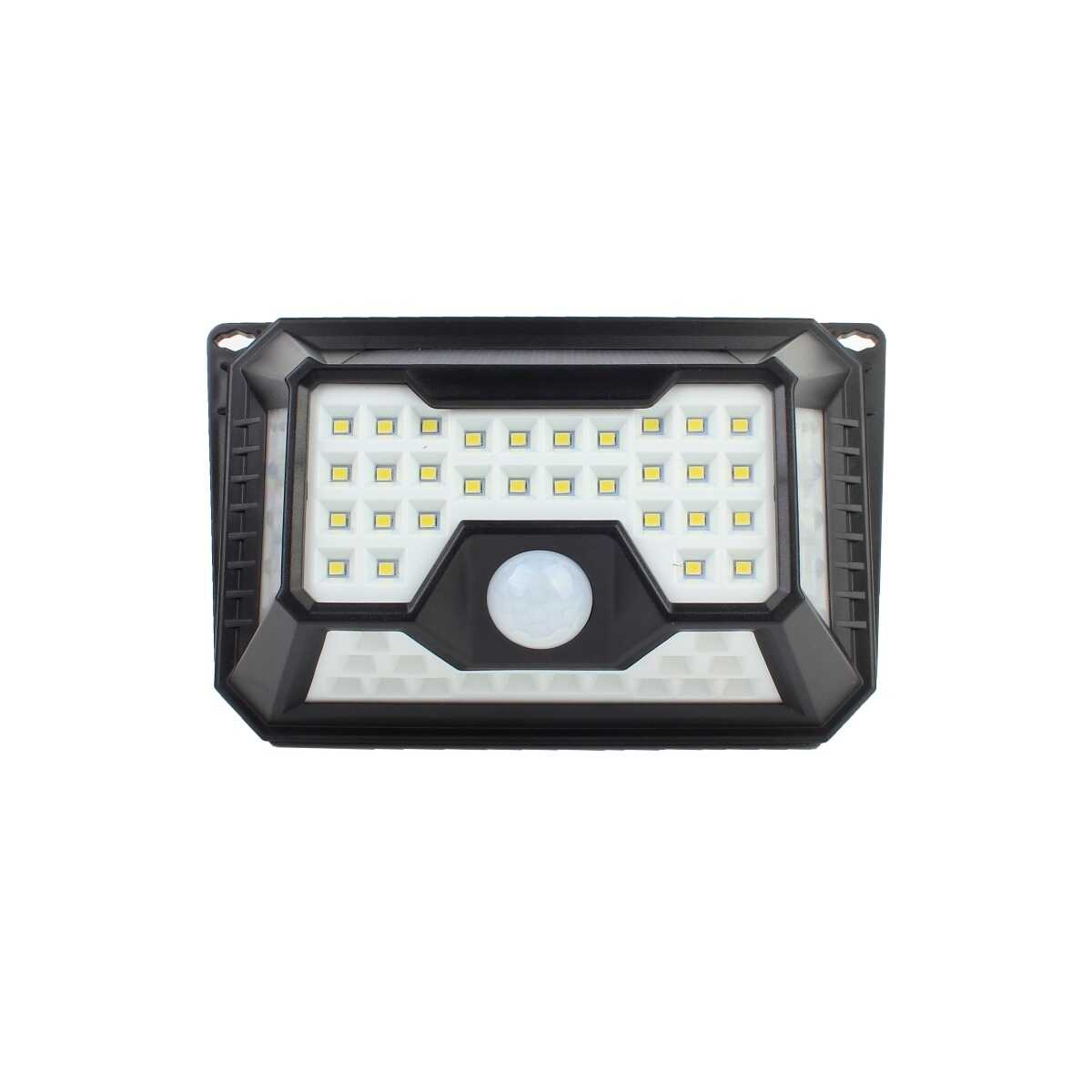 Napelemes Fali Lámpa 66 LED, Mozgásérzékelős, 5000K, 17 x 10 cm LF-1521