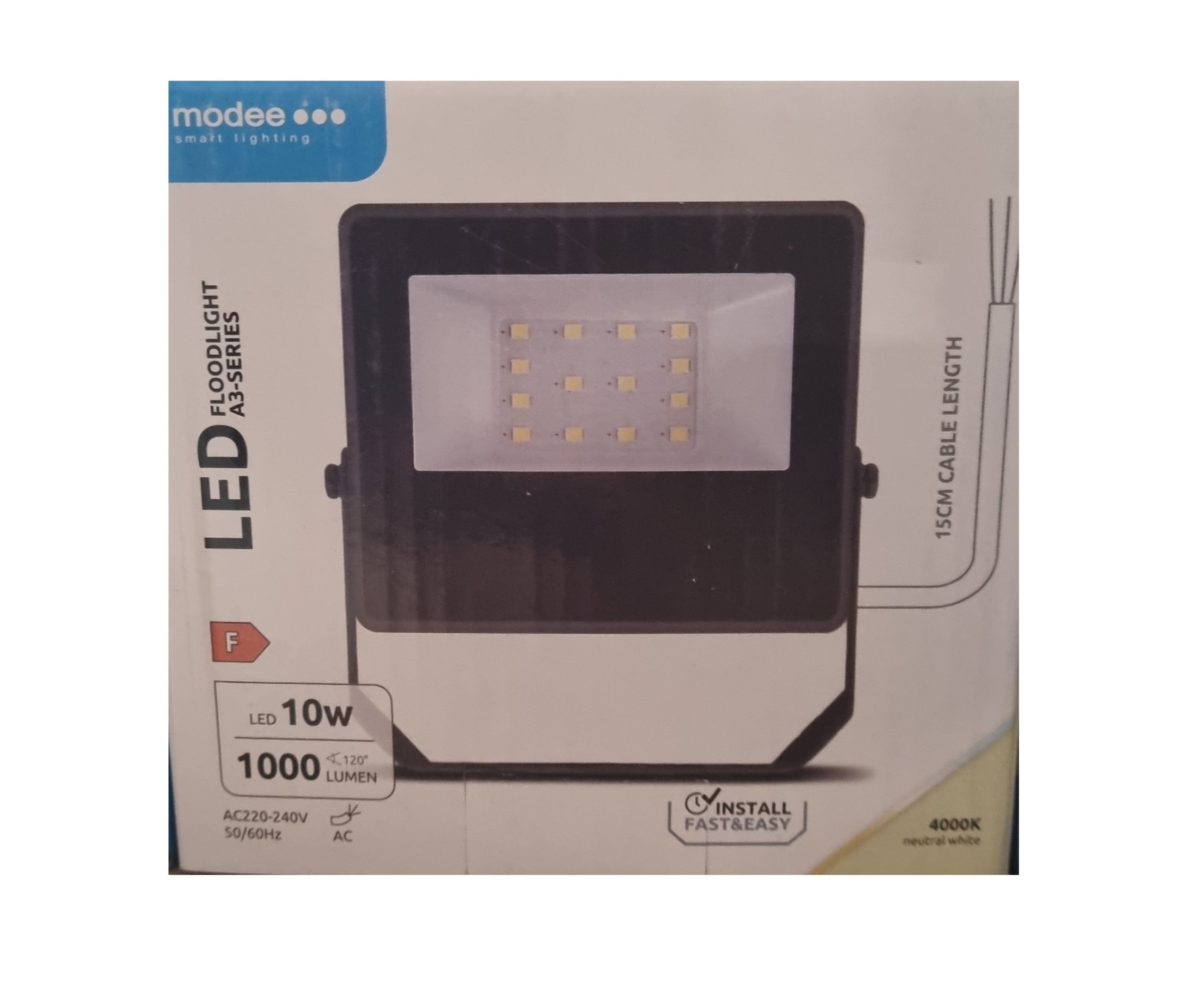 Modee LED Erős 10 w LEd Reflektor A3-Series Slim , 1000 Lumen, IP65 220 v