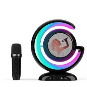 RGB Karaoke hangszoró YS-110 , Bluetooth/USB /AUX csatlakozás , 10 m hatótáv , 1 mikrofonnal , 10 W