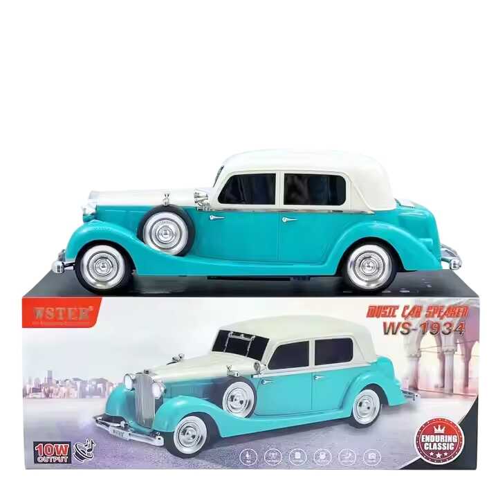 WS-1934 Vezeték nélküli hordozható . rertró autó formájú , kül és beltéri használatra