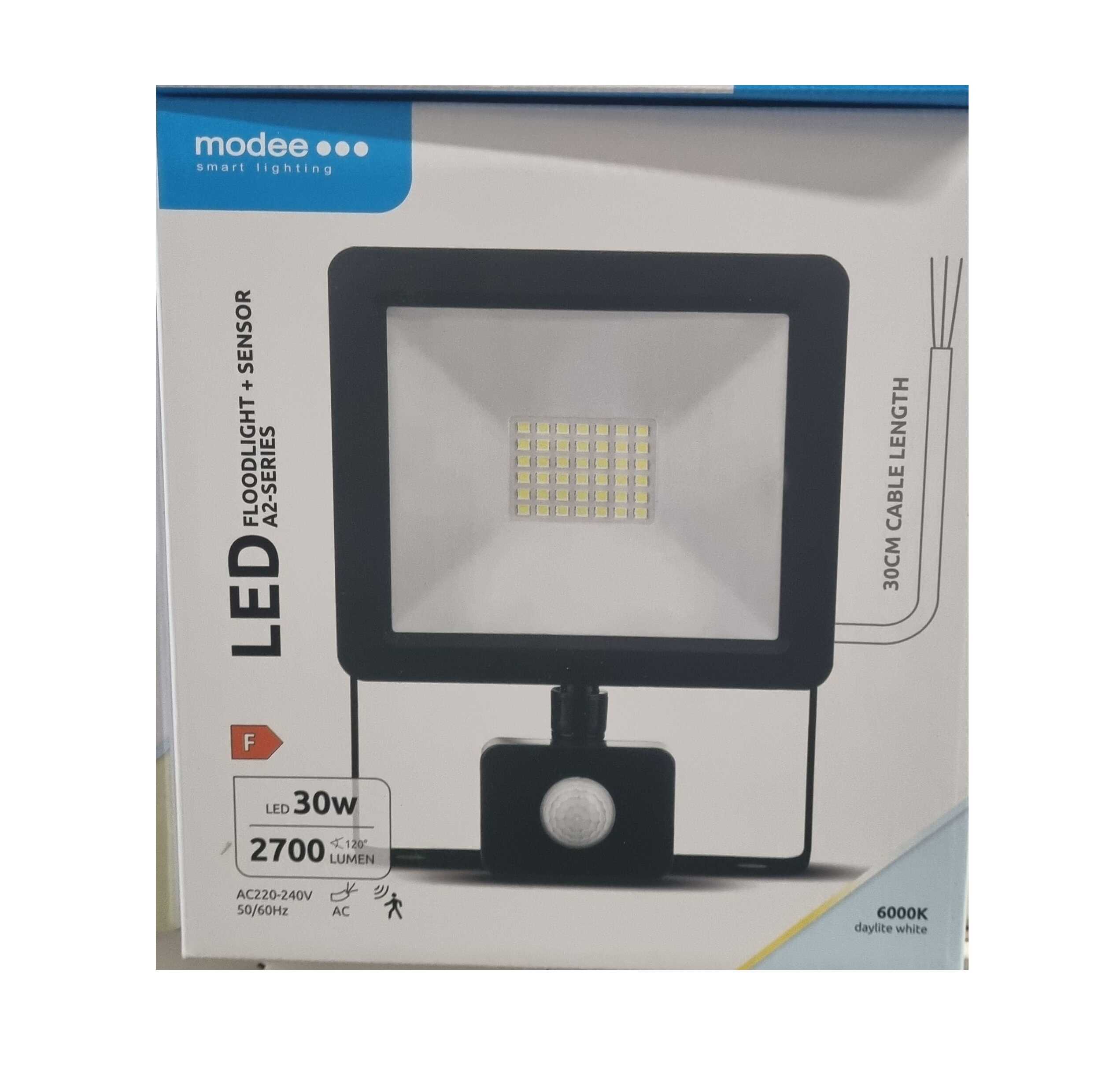 Modee LED mozgásérzékelős Reflektor A2-Series + Szenzor | 30W, 2700 Lumen, 120° - Image 2