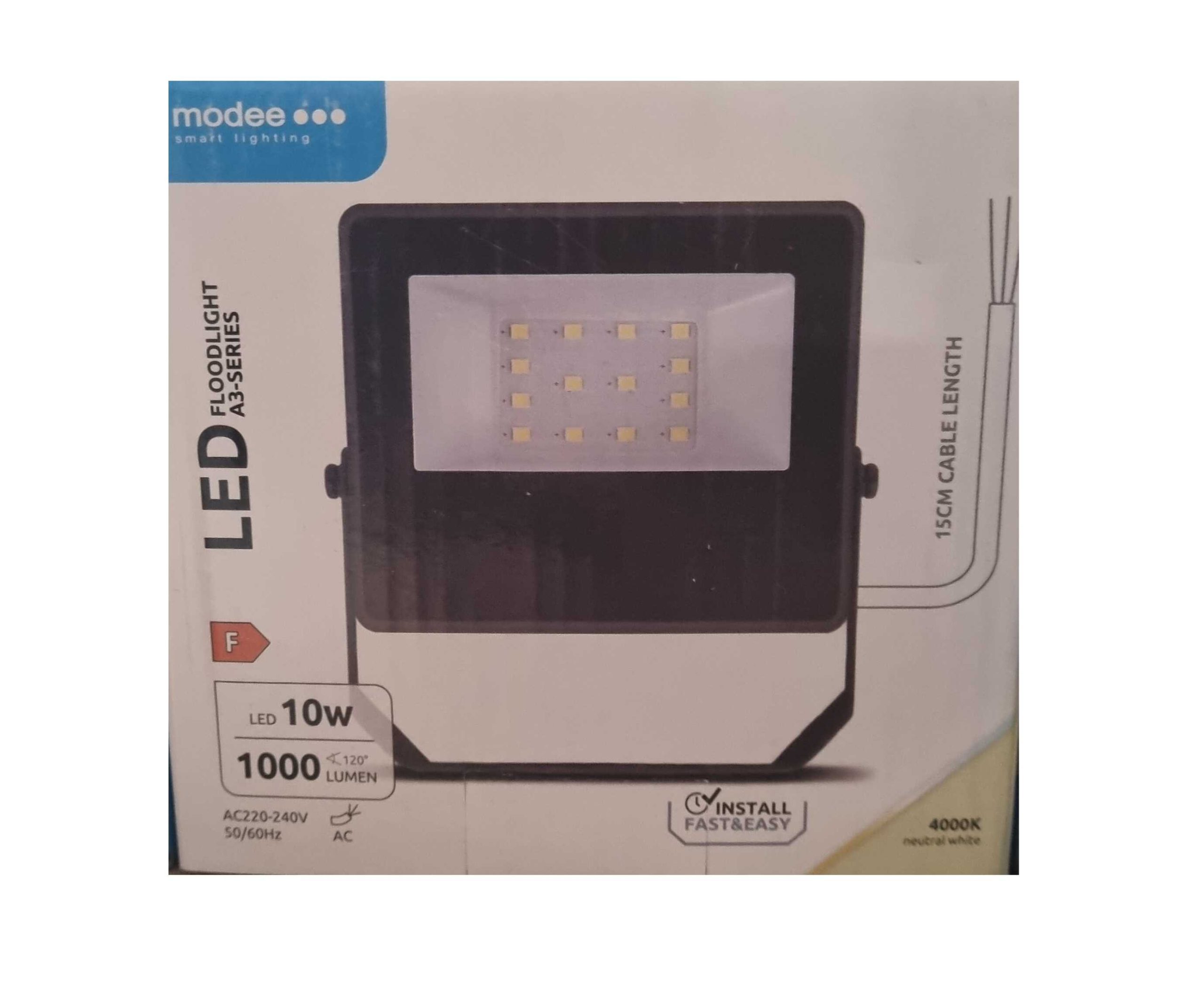 Modee LED Erős 10 w LEd Reflektor A3-Series Slim , 1000 Lumen, IP65 220 v