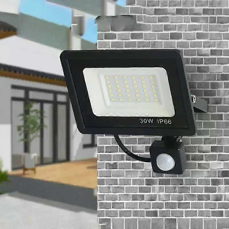 THOLUX MC-FG-30W LED Reflektor - 30W, Mozgásérzékelős, IP67 Vízálló Biztonsági Fény