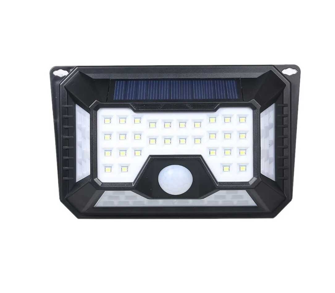 Napelemes Fali Lámpa 66 LED, Mozgásérzékelős, 5000K, 17 x 10 cm LF-1521