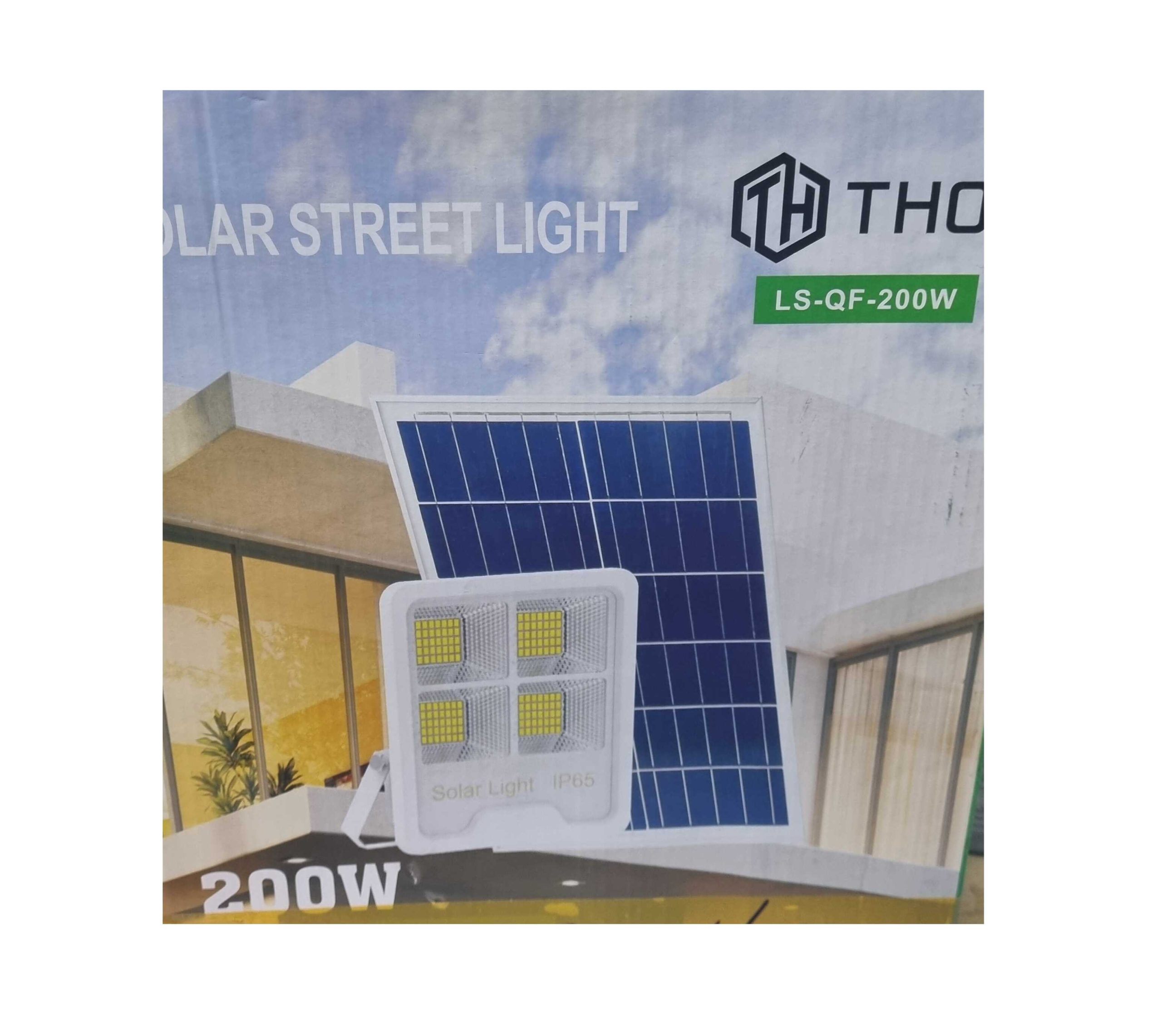 THO 200W Napelemes Reflektor, Külön kábeles Napelemmel IP65 Vízálló LS-QF