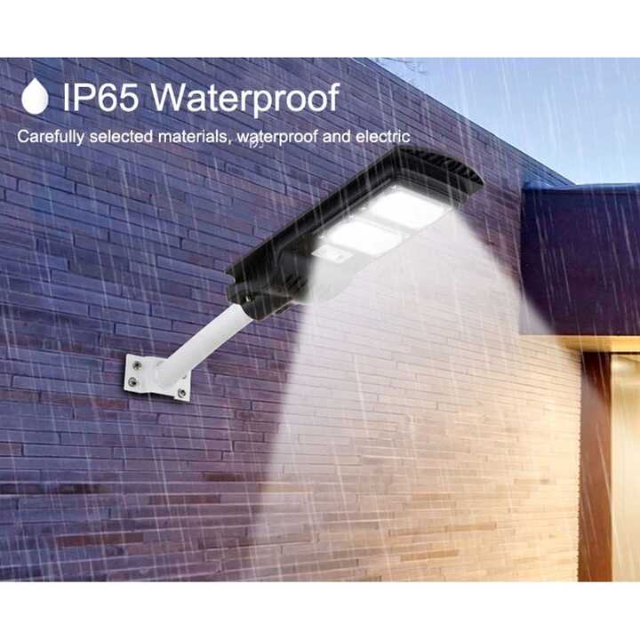 Napelemes Utcai Lámpa 360W 2 soros Mozgásérzékelős, Távirányítóval THO luX DNL-002