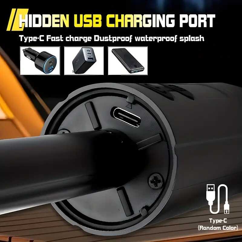 Szuper Fényes multifunkciós teleszkópos Kempinglámpa - Újratölthető, 54 LED-es, Állítható Fényű YD-2324