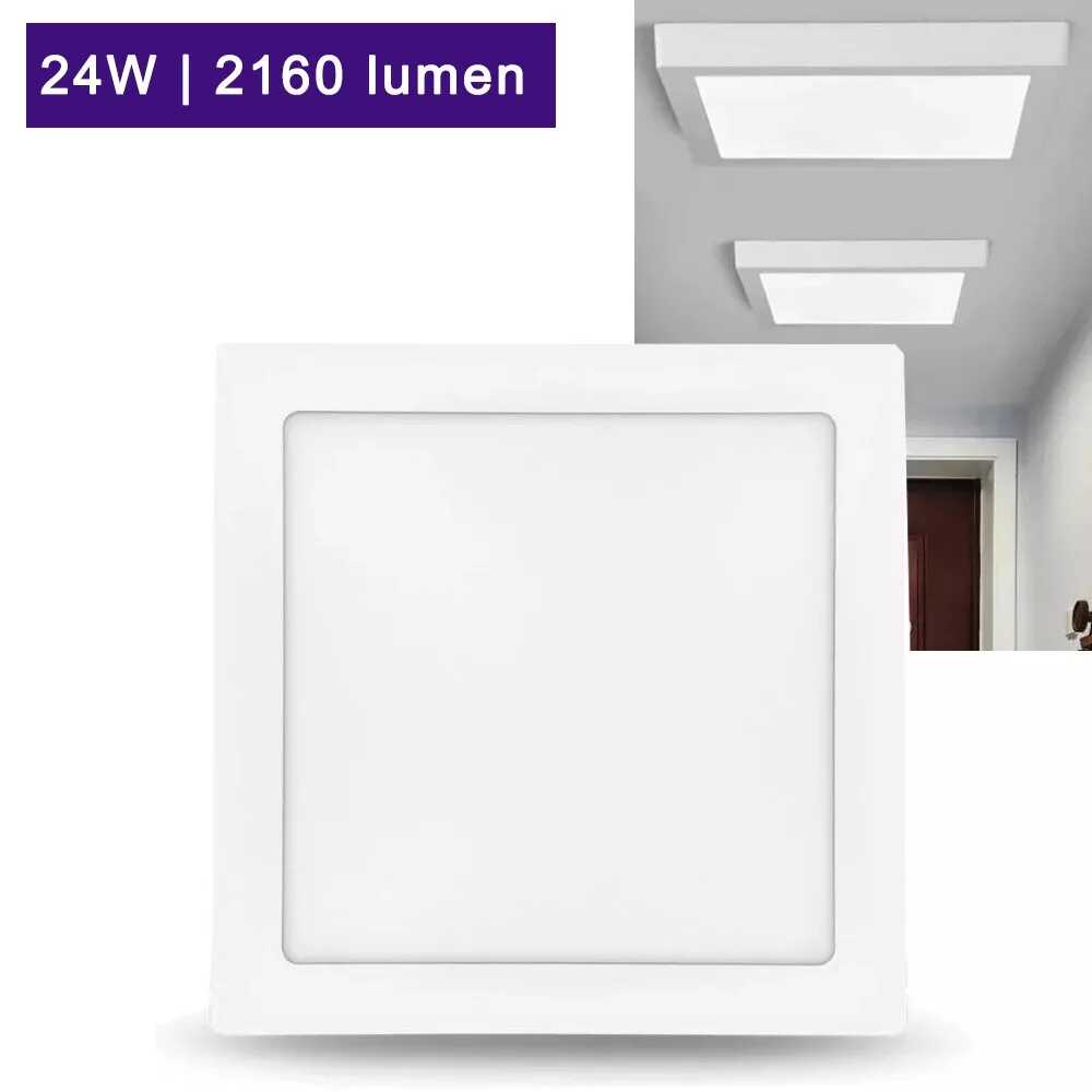 Modee LED lámpa szett Kerek kör Panel P-Series 4 db / csomag , 18W, 1980 Lumen, Felületre Szerelhető 21.5 cm