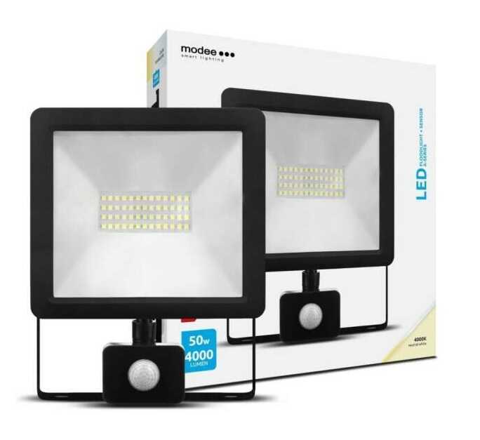 Modee LED mozgásérzékelős Reflektor A2-Series + Szenzor | 50W, 4000 Lumen, 120° - Image 3